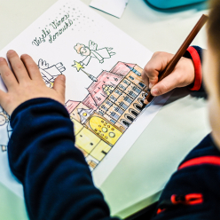 Vánoční výtvarný workshop pro prvňáky