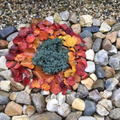 Výtvarné práce žáků 2. st. - Akční tvorba