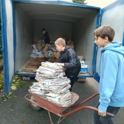 Podzimní sběr papíru