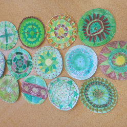 Výtvarné práce žáků z V.B